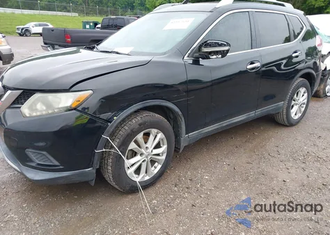 2014 Nissan Rogue S/Sl/Sv из США, поврежденный, VIN 5N1AT2MV6EC845210